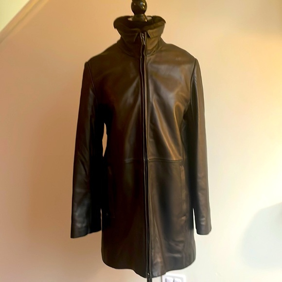 Andrew Marc Leather jacket M - Picture 2 of 11